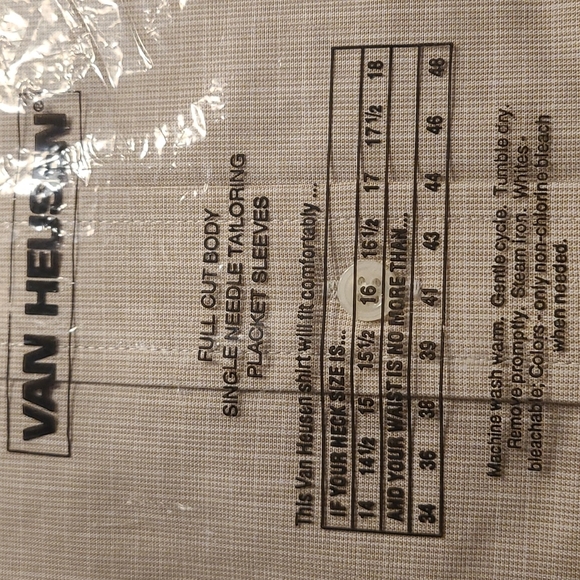 NWT Van Heusen Vintage corporate casual men's dress / casual shirt - Picture 5 of 9